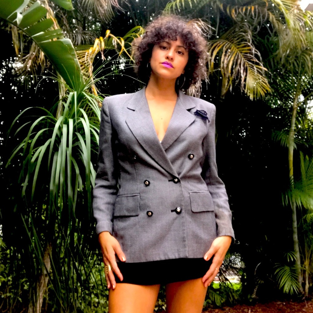 Vintage pinstriped blazer